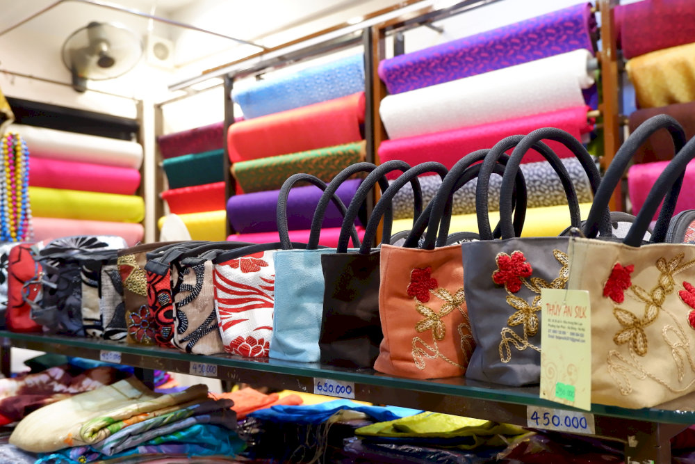 Discover unique souvenirs from Van Phuc Silk Village to cherish your journey